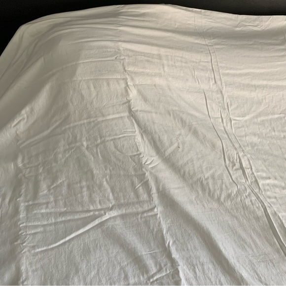 $220 PARACHUTE 100% Cotton KING/CAL Duvet Cover + 2 Pillow Cases Cream - Picture 4 of 16